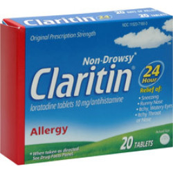  Claritin 24-hour Tablets 20 ct
